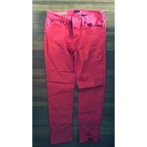J Crew cropped toothpick jeans